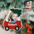 Kid Baby Riding Cozy Coupe - Personalized Acrylic Photo Ornament - Baby's First Christmas Ornament