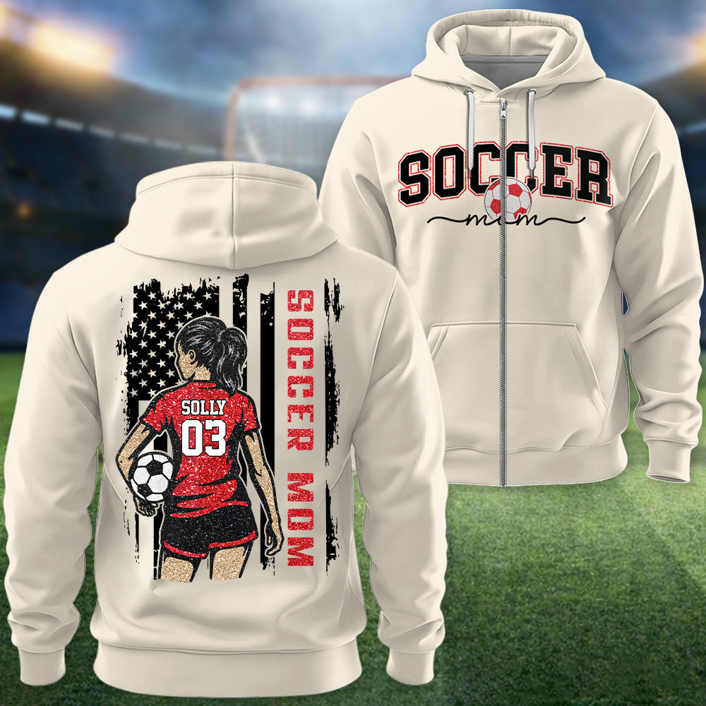 Soccer Mom - I'll Always Be Your Biggest Fan Personalized Shirt For Soccer Family T1807 T24