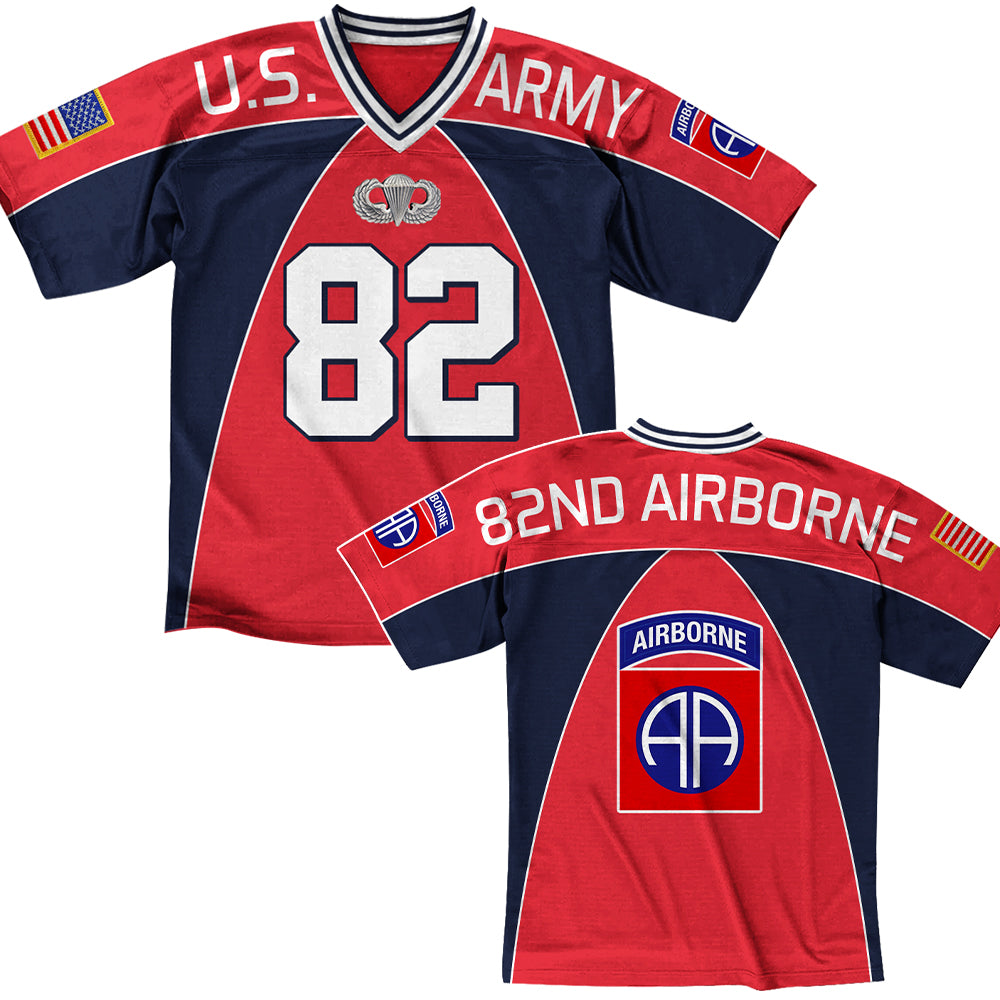 Custom Division All Branches Of Service Football Jersey Gift For Military Retirement Veteran Personalized Veteran Gift K1702