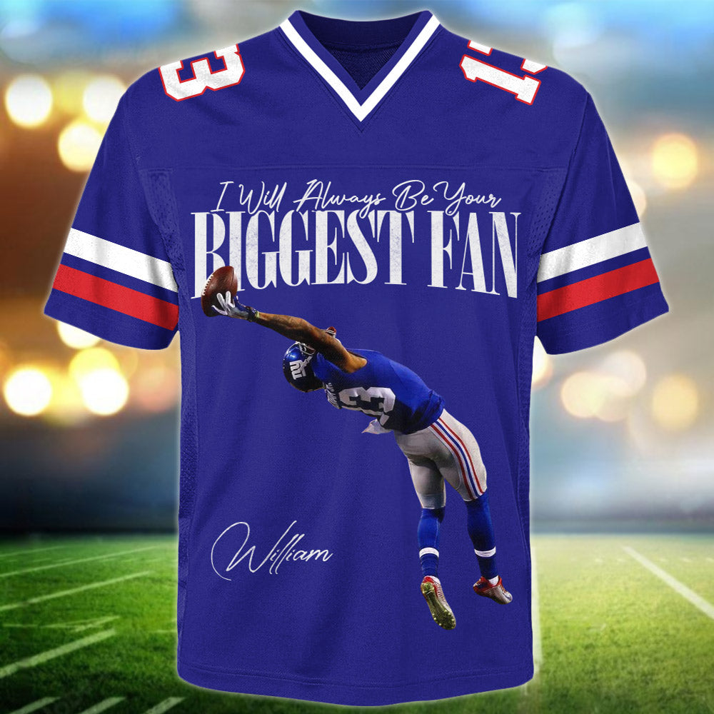 Custom Photo Football Game Day - Personalized Football Jersey Gift for Football Family, Football Lovers A2110 Li29