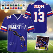 Custom Photo Football Game Day - Personalized Football Jersey Gift for Football Family, Football Lovers A2110 Li29