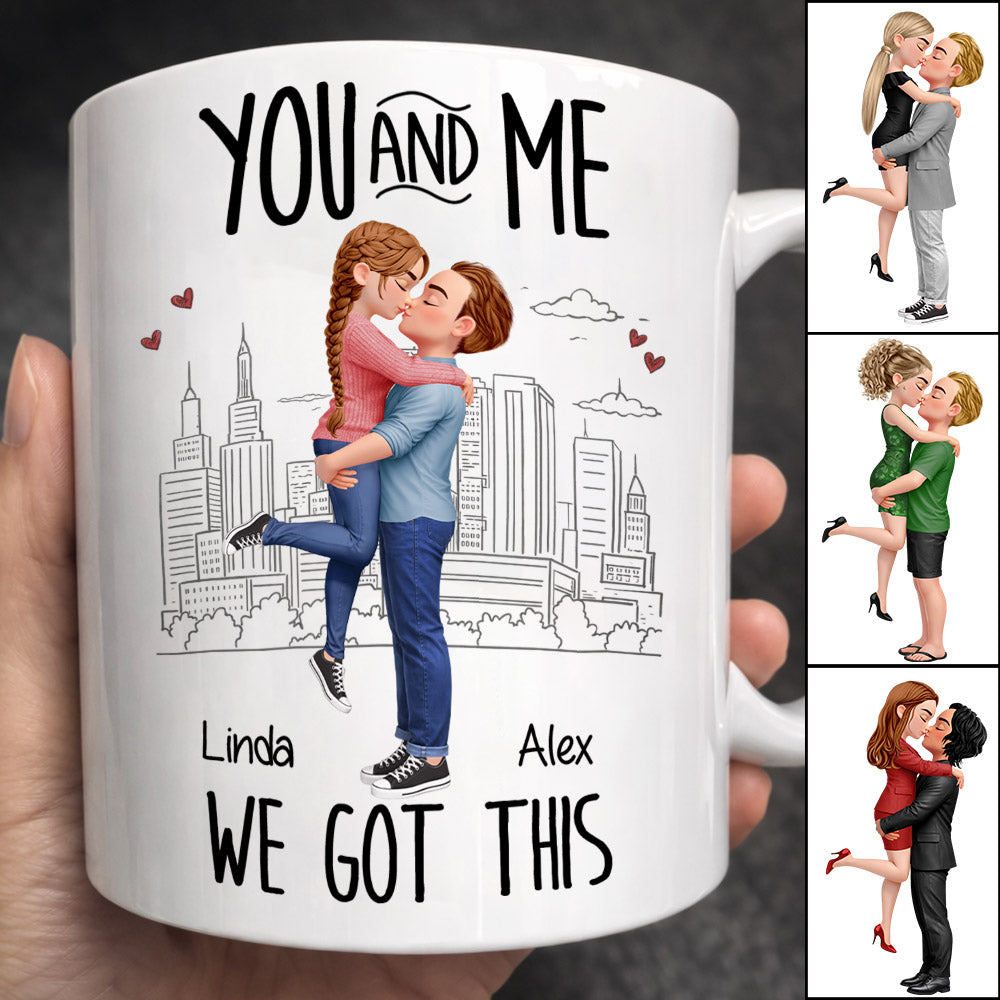 You & Me We Got This Valentine's Gifts, Couple Gifts, Gifts For Her, Him - Personalized Mug Na02 Nh00