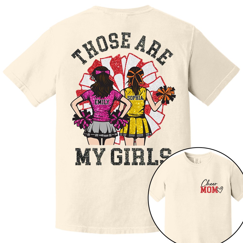 Personalized Cheer Mom Mom Shirt That's My Girl Shirt Gift For Cheerleader Family T1807