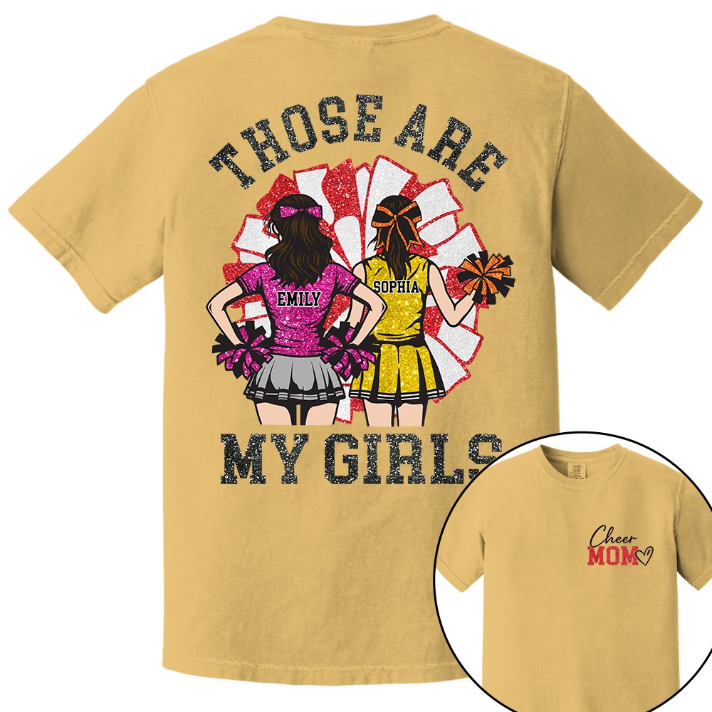 Personalized Cheer Mom Mom Shirt That's My Girl Shirt Gift For Cheerleader Family T1807