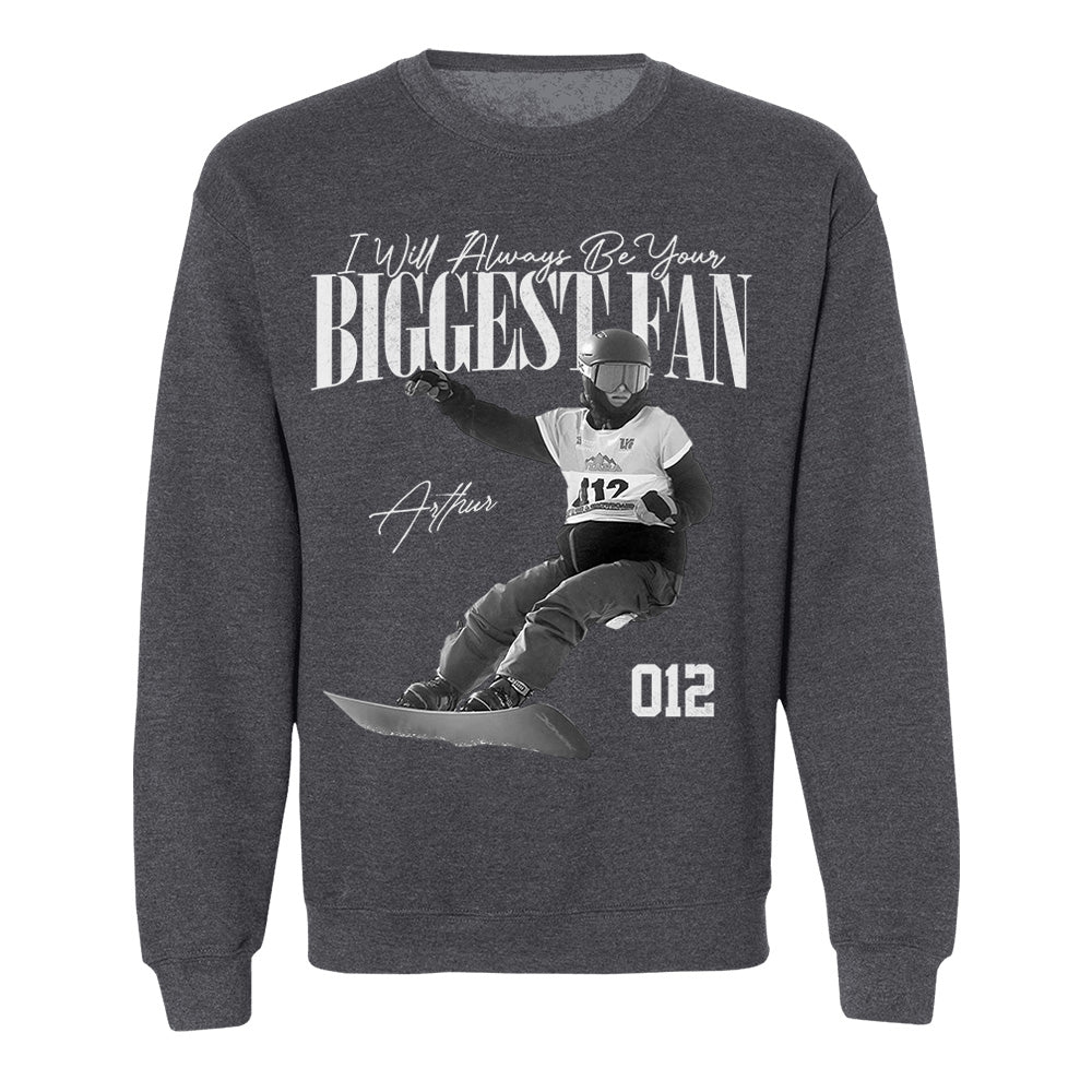I'll Always Be Your Biggest Fan - Washed Tee Retro Bootleg Shirt For Snowboarding A2110 T24