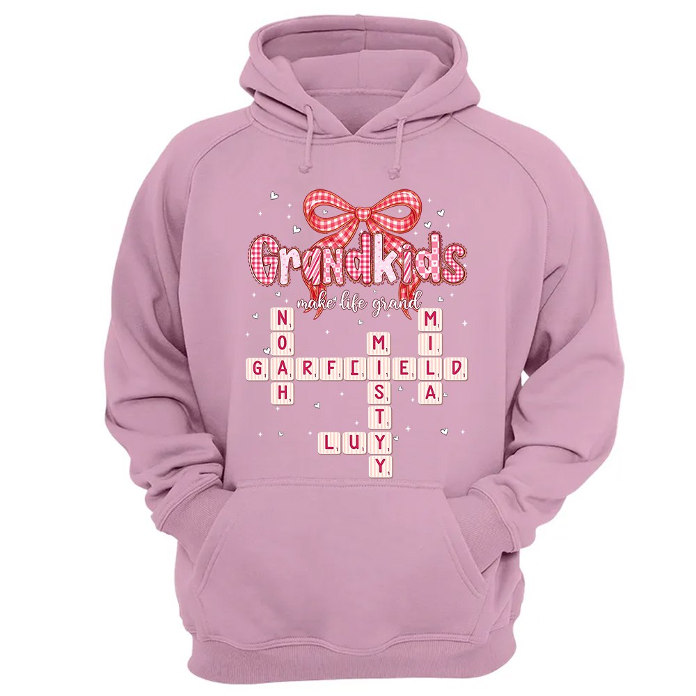 Personalized Mama Gigi Nana Crossword Valentine Shirt Nh00