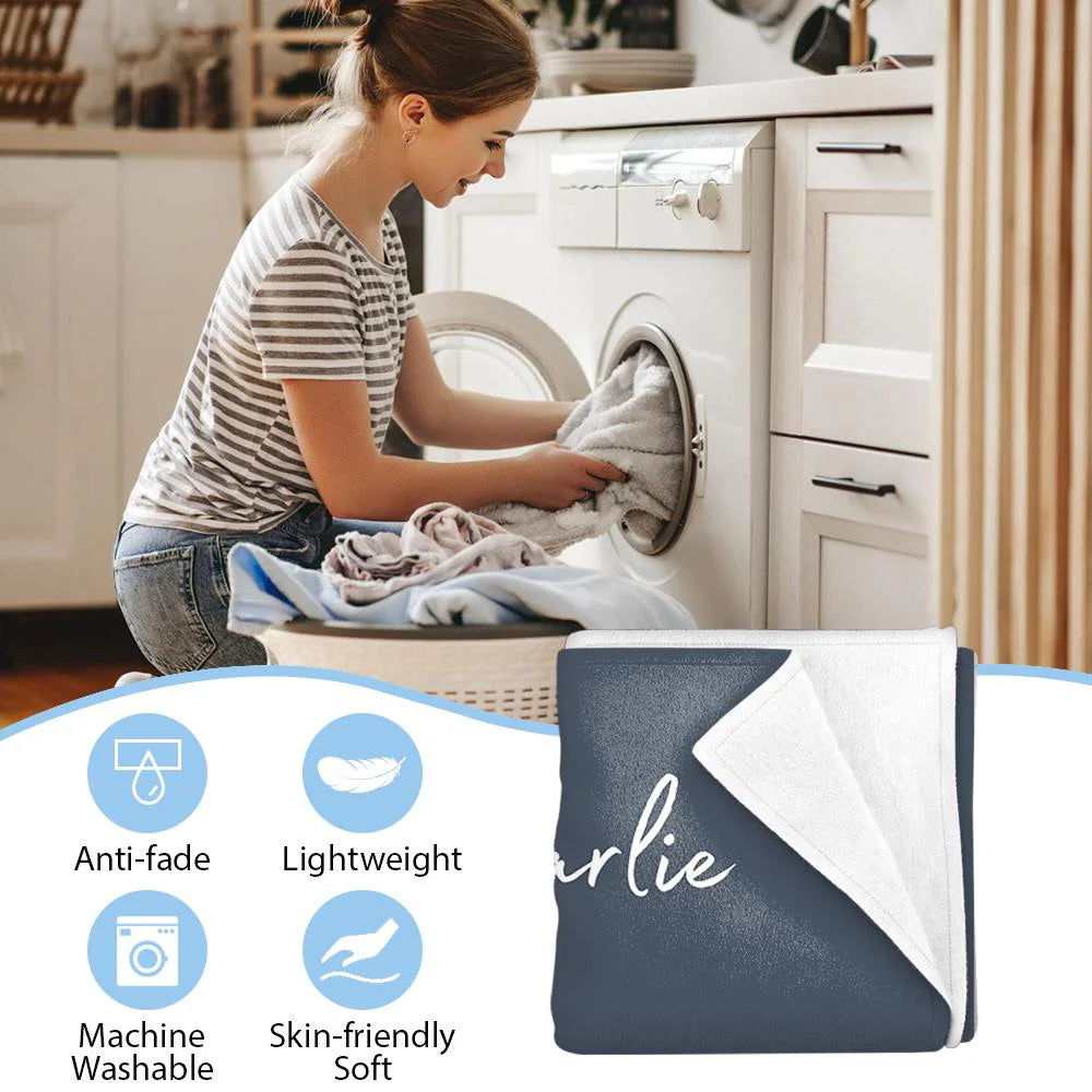 Personalized Pet Throw Blanket - Custom Photo Dog Blanket