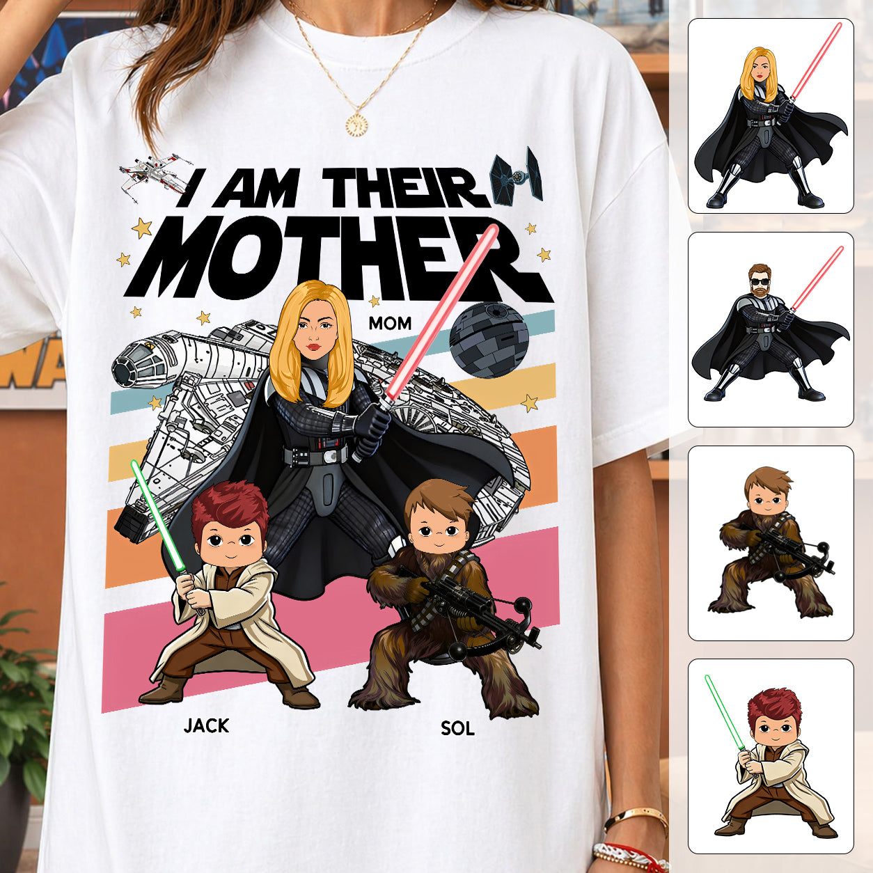 I Am Their Mother Personalized Shirt Gift For Mom - Mother's Day 2026 T1807 TH23