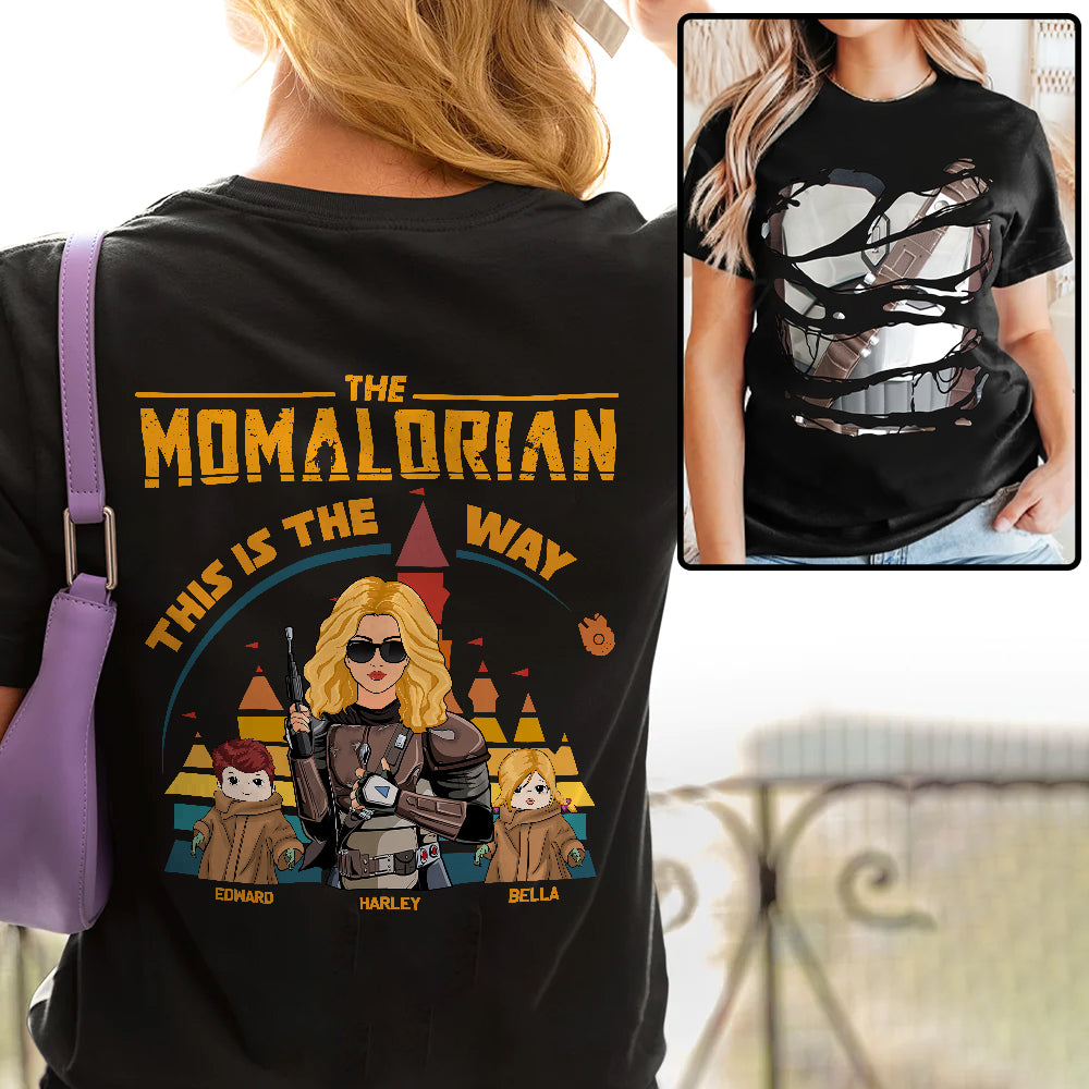 The Momalorian This Is The Way - Personalized Shirt For Mom