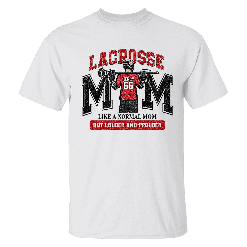 Personalized Lacrosse Mom Shirt, Custom Lacrosse Sports Mom Nickname Shirt, Gift For Sports Family T1807 TH23
