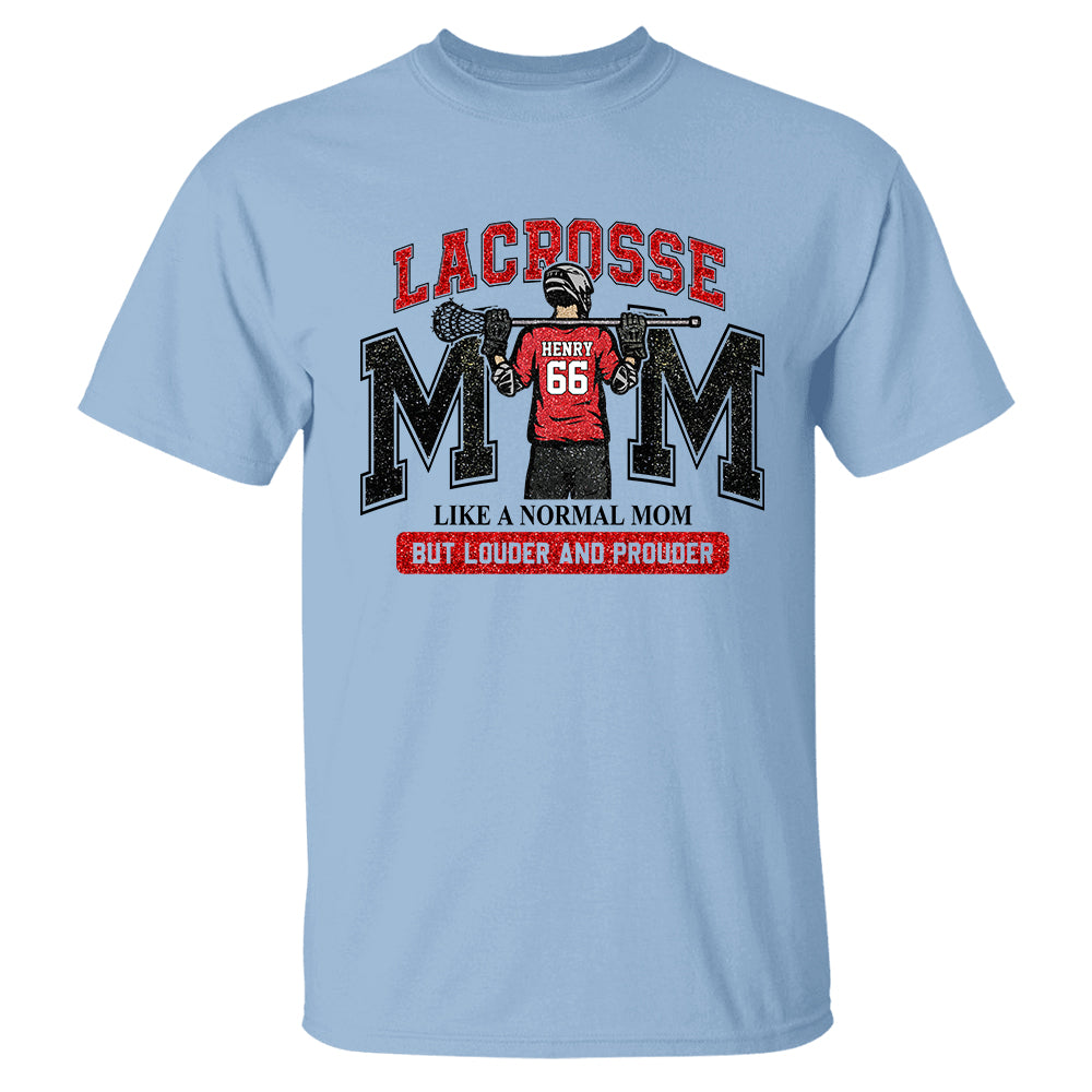 Personalized Lacrosse Mom Shirt, Custom Lacrosse Sports Mom Nickname Shirt, Gift For Sports Family T1807 TH23