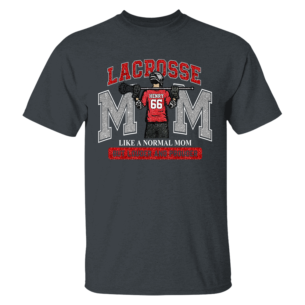 Personalized Lacrosse Mom Shirt, Custom Lacrosse Sports Mom Nickname Shirt, Gift For Sports Family T1807 TH23