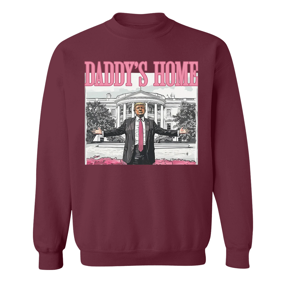 Daddys Home White House Pink Trump 2024