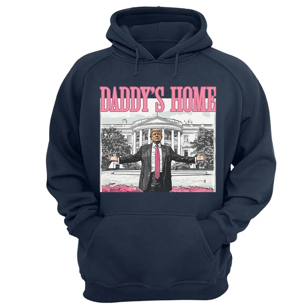 Daddys Home White House Pink Trump 2024