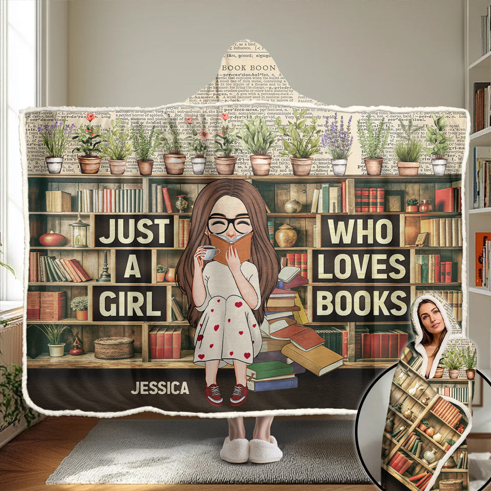 This Is My Book Reading Blanket - Personalized Wearable Blanket Hoodie Tu20
