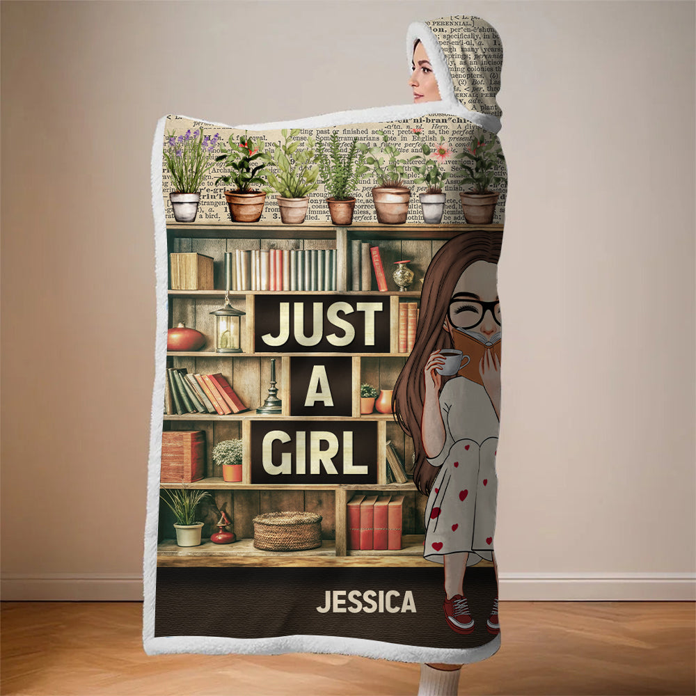 This Is My Book Reading Blanket - Personalized Wearable Blanket Hoodie Tu20