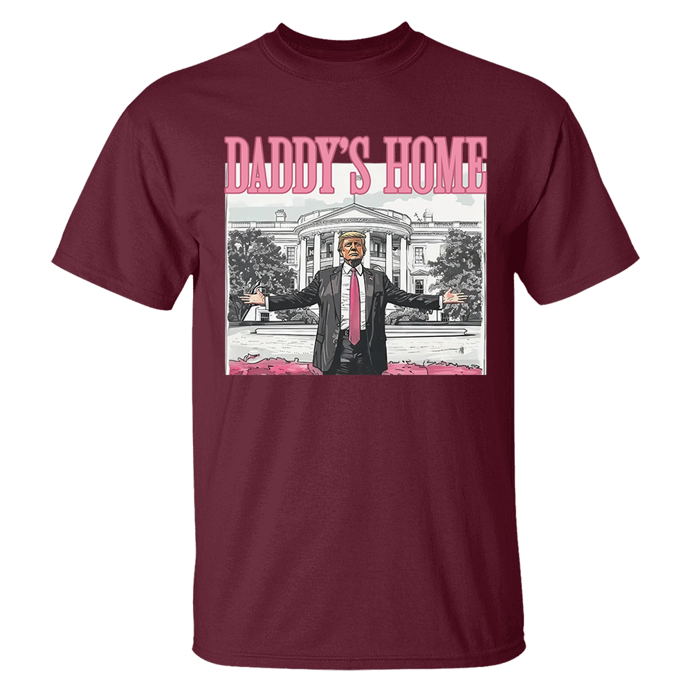 Daddys Home White House Pink Trump 2024