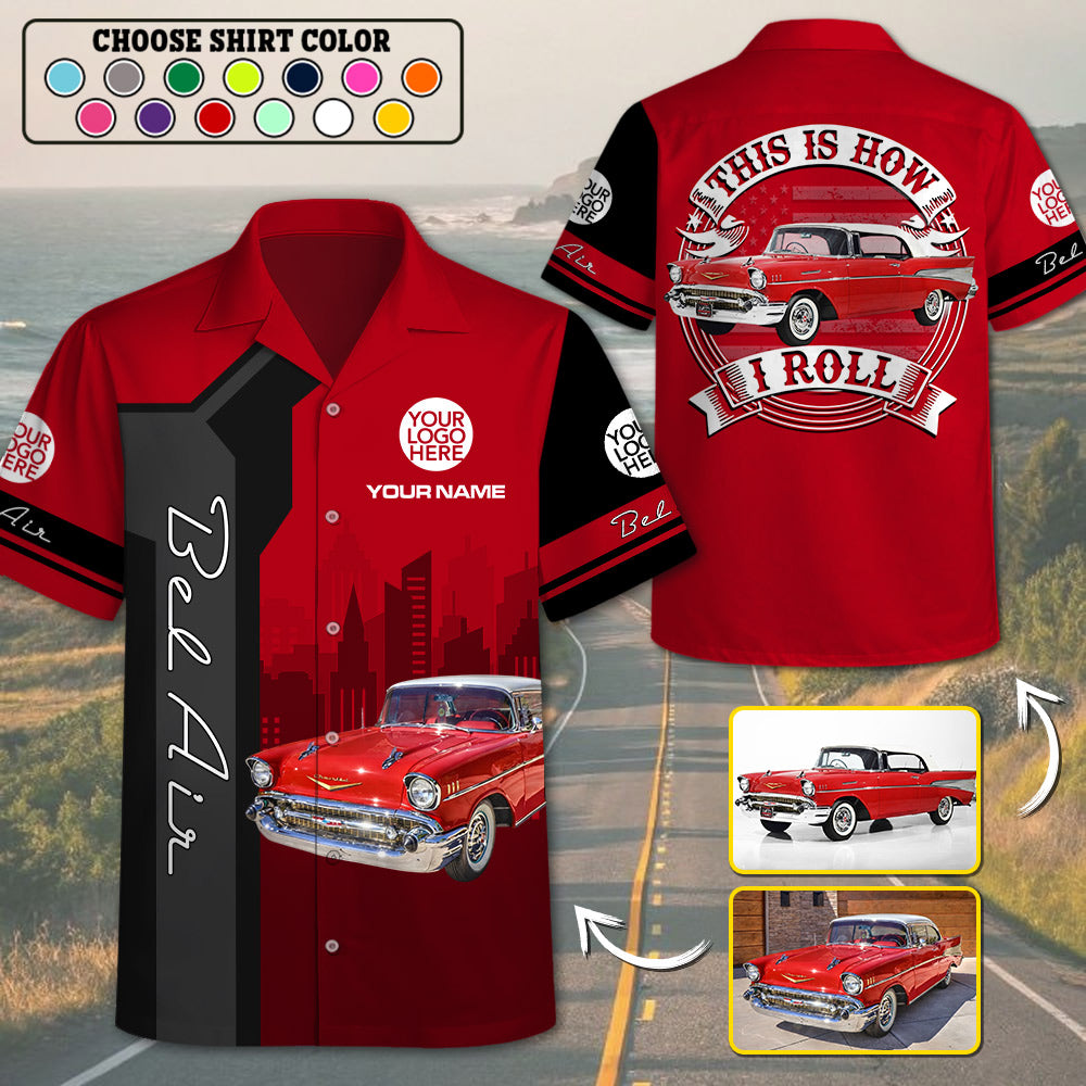 Custom Car's Photo Hawaiian Shirt,  Gift for Car Lovers A2110