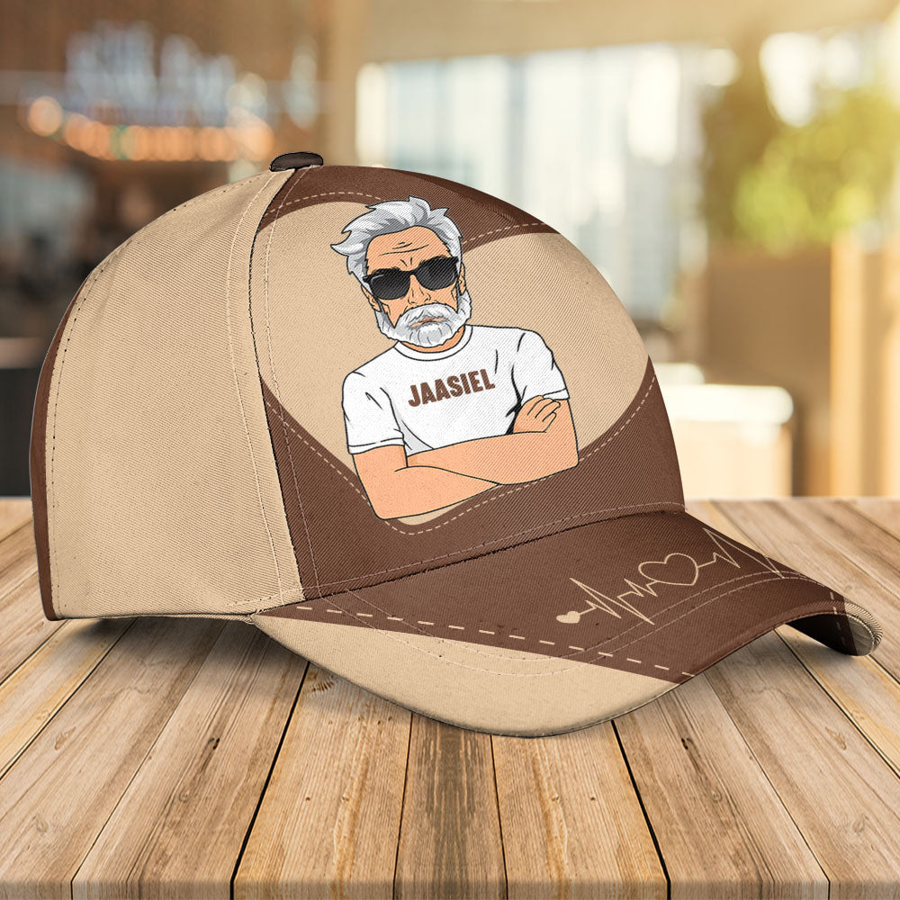 The Legend Husband Daddy Papa - Personalized Classic Cap Pt99