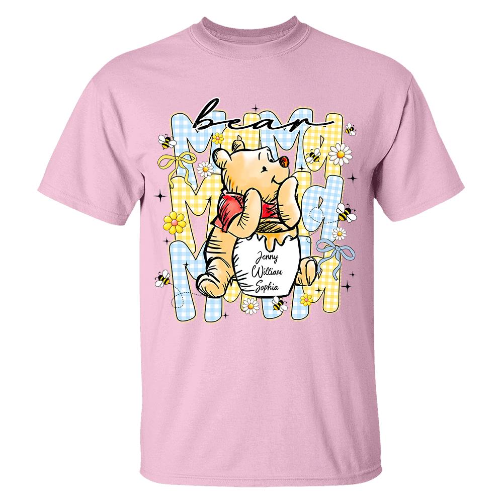 Mama Bear, Best Mama Ever, Personalized Mama Bear With Kids Name Shirt Sweatshirt, Gift For Mom, Gift For Mother's Day MI209 Hv01