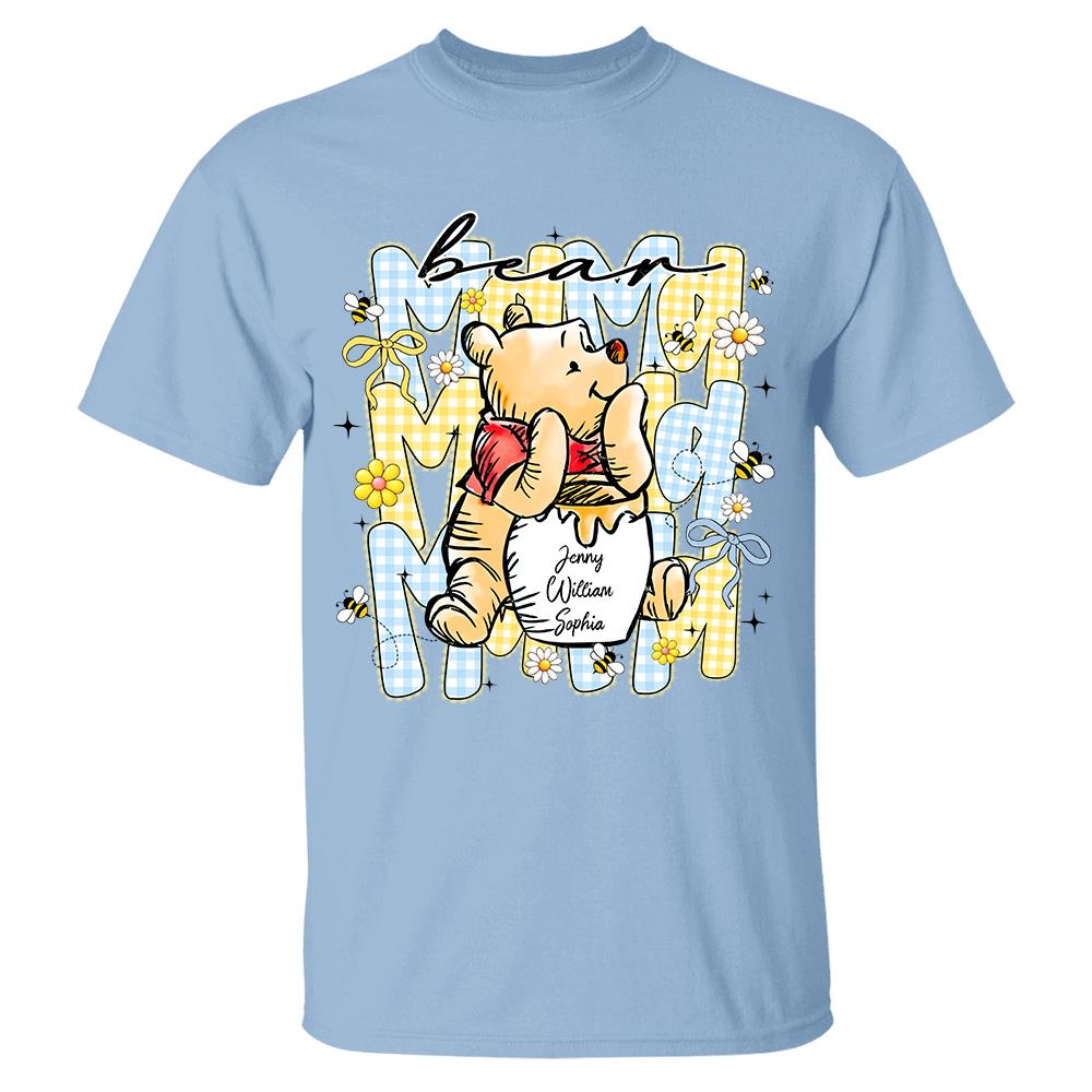 Mama Bear, Best Mama Ever, Personalized Mama Bear With Kids Name Shirt Sweatshirt, Gift For Mom, Gift For Mother's Day MI209 Hv01
