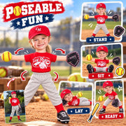 Personalized Softball Squishy Toy Poseable Plush Doll, Funny Gift For Sport Lovers NA04 Pt99 DH09