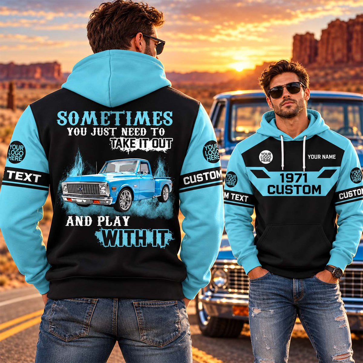 Take It Out & Play - Personalized Pickup Truck Photo All Over Print Shirts - Gift For Car Lovers A2110 Pt99 KL07
