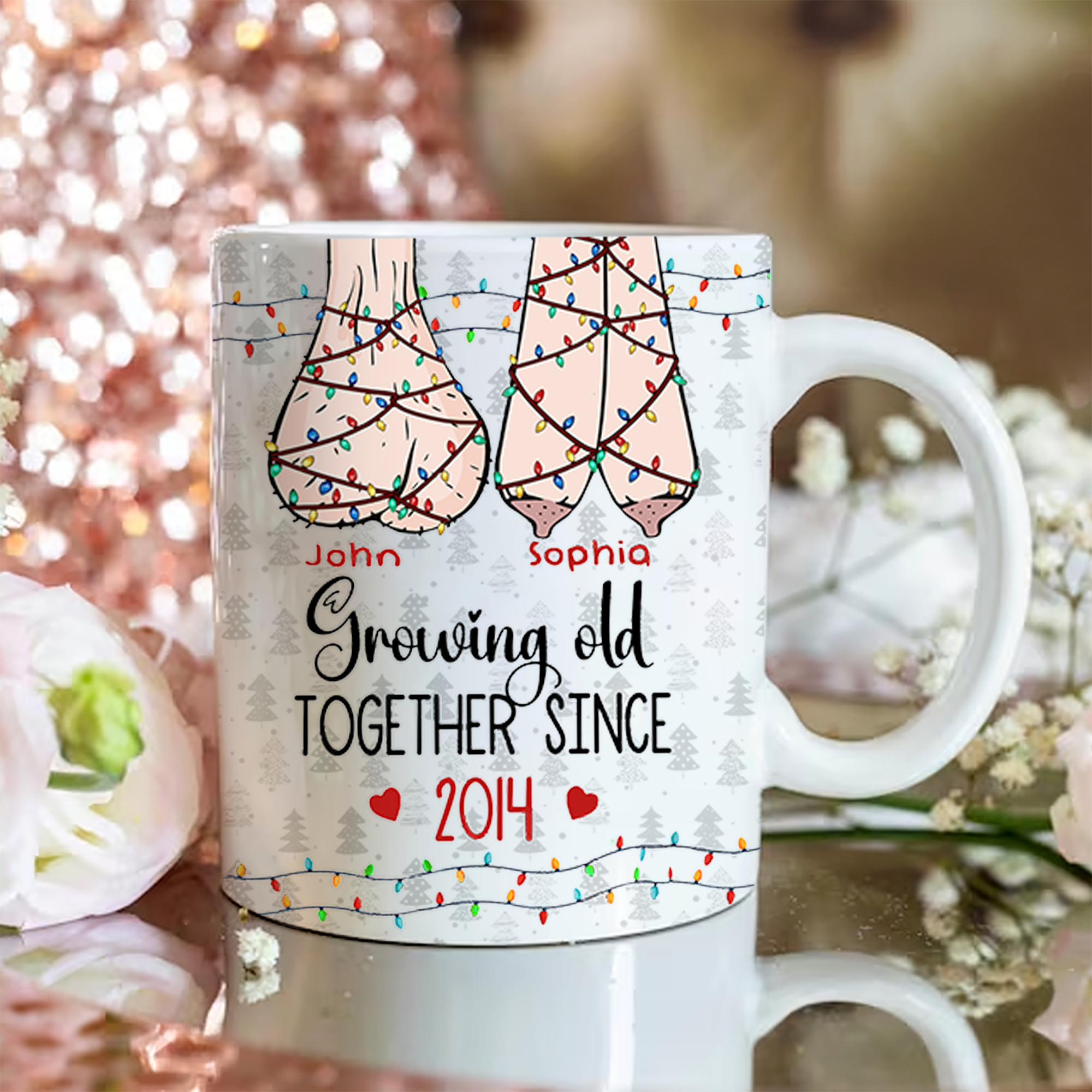 Growing Old Together Persionalized Mug For Couple - T0807