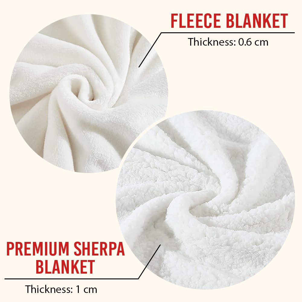 Custom Sherpa Fleece Blanket