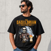 The Dadalorian This Is The Way Custom Shirt for Dad - Personalized Father's Day Gift