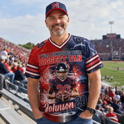 Personalized Football Jersey Game Day Gift For Football Lovers - Custom Photo Gift For Football Family H2511