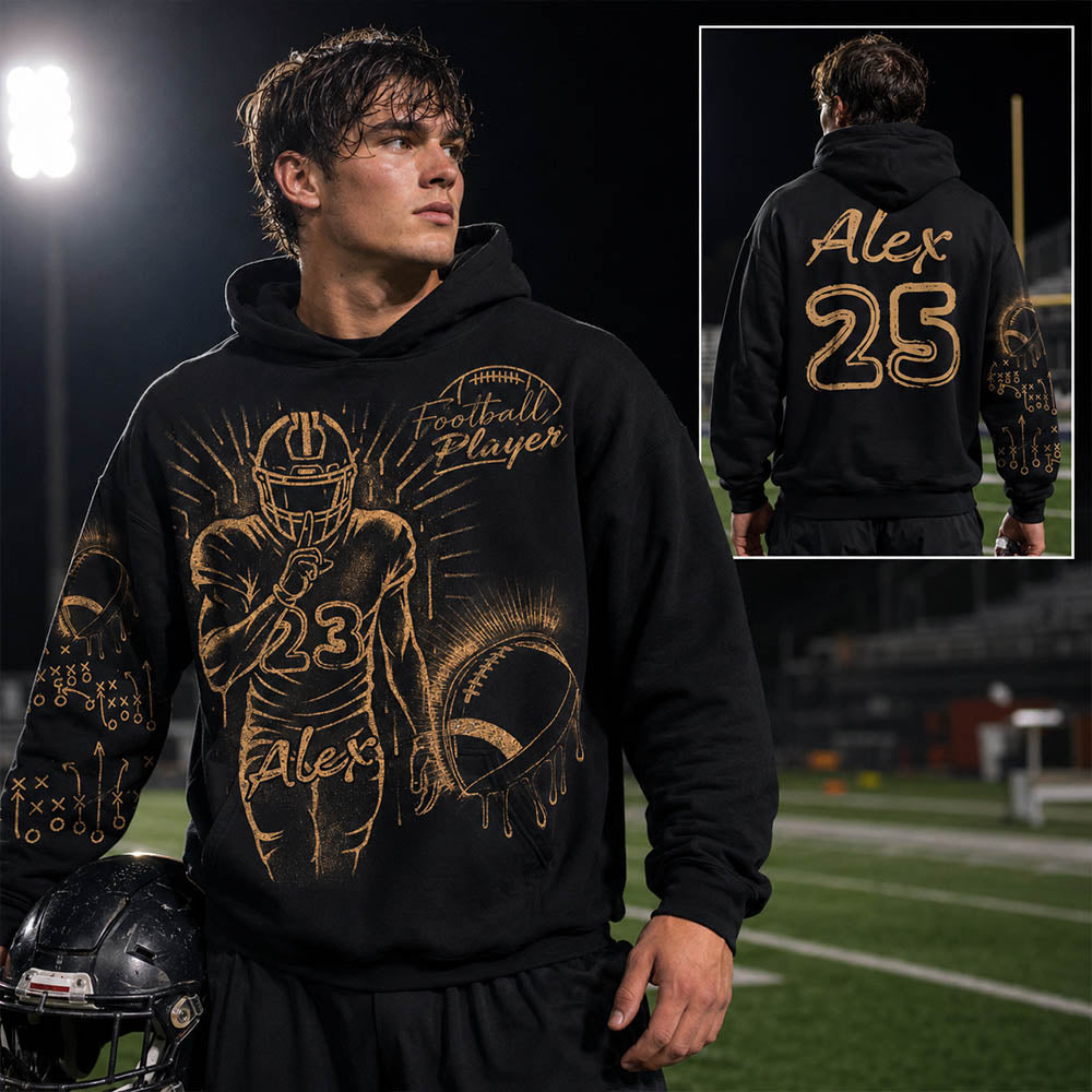 Personalized Bleach Style Football Shirt For Football Mom