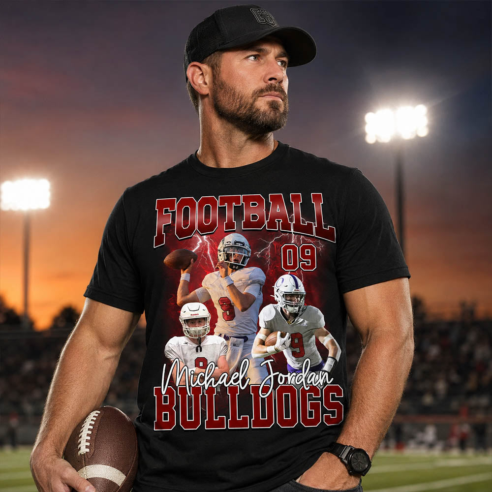 GameDay Football Personalized Shirt Custom Your Photo Gift For Football Player