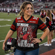 Custom Photo Football Jersey Shirt For Football Family GameDay Shirt
