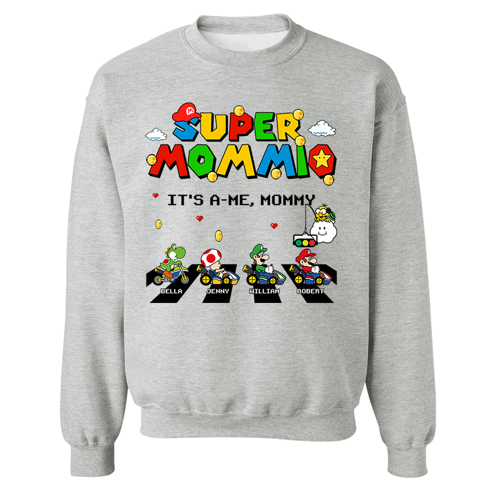 Super Mommio It's A Me Mommy Personalized Shirt Gifts For Mom Pa00-05.08.2026