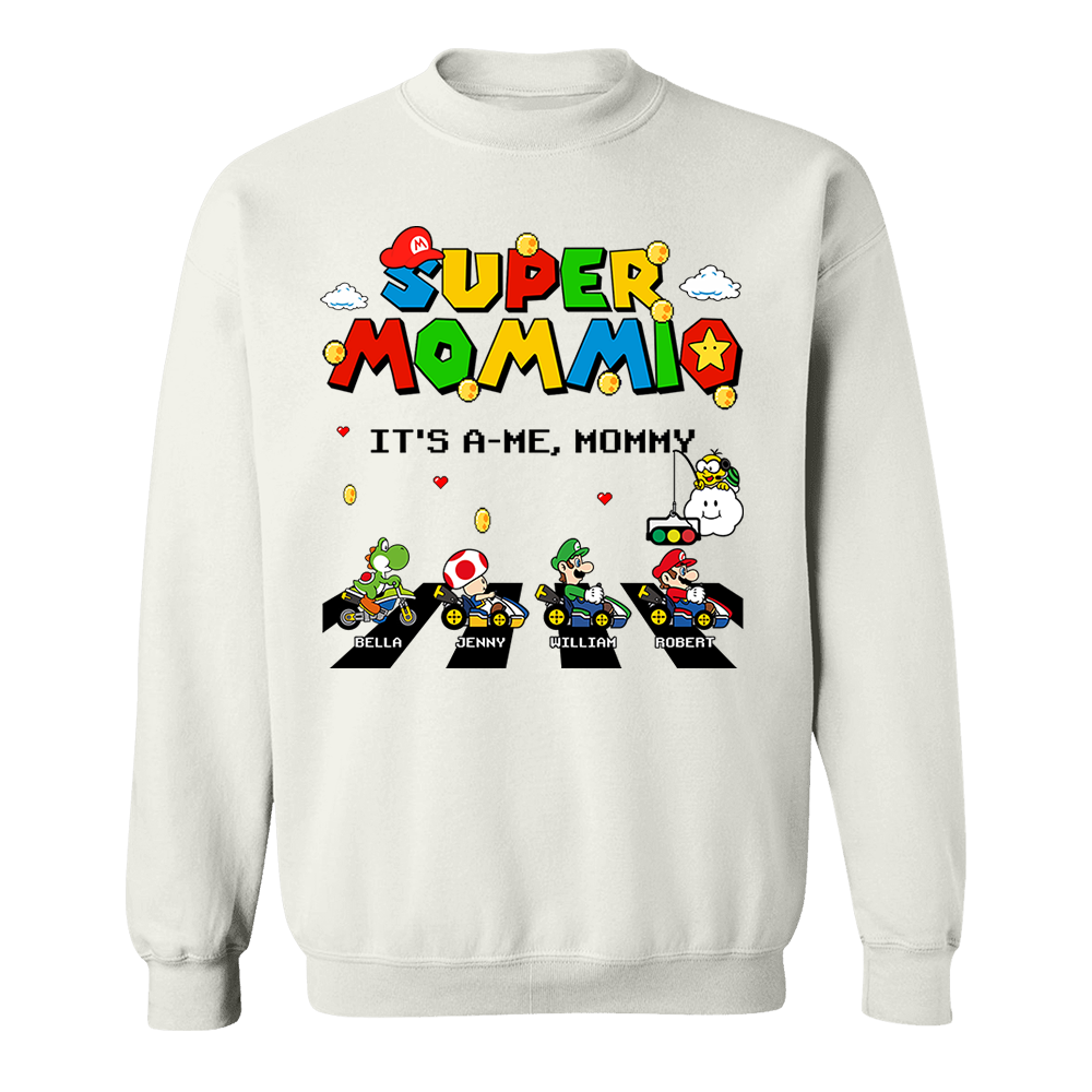 Super Mommio It's A Me Mommy Personalized Shirt Gifts For Mom Pa00-05.08.2026
