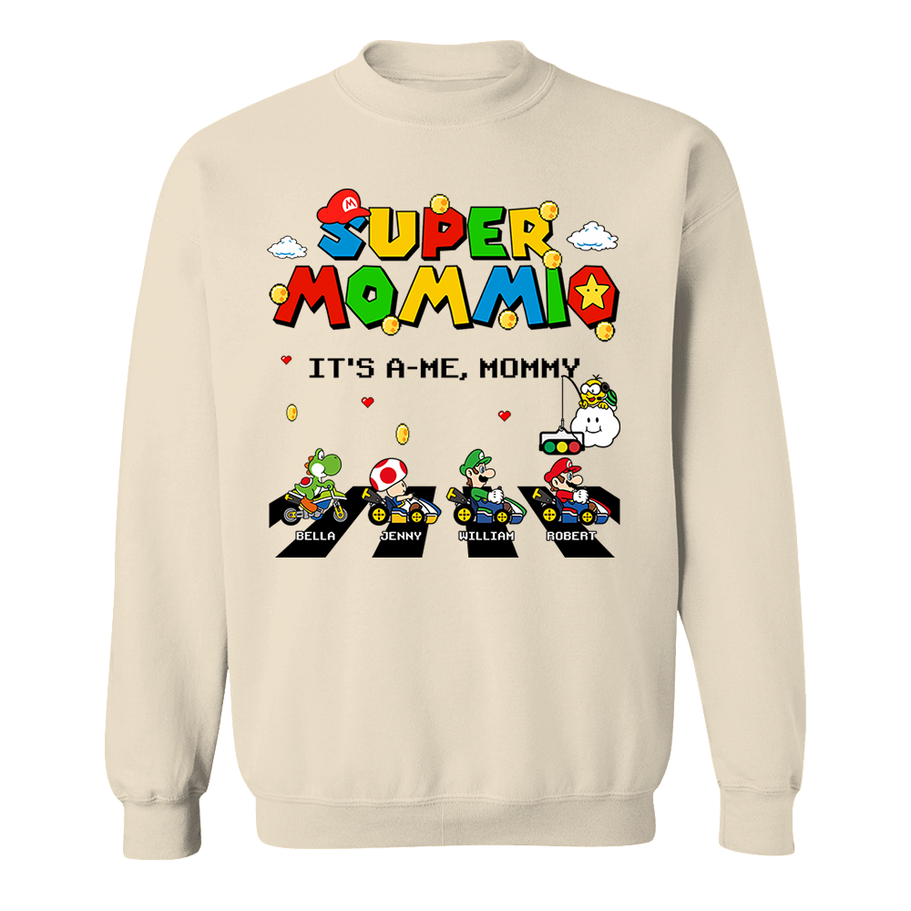 Super Mommio It's A Me Mommy Personalized Shirt Gifts For Mom Pa00-05.08.2026