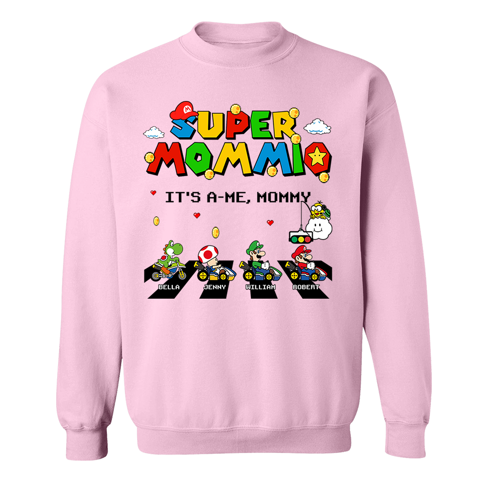Super Mommio It's A Me Mommy Personalized Shirt Gifts For Mom Pa00-05.08.2026