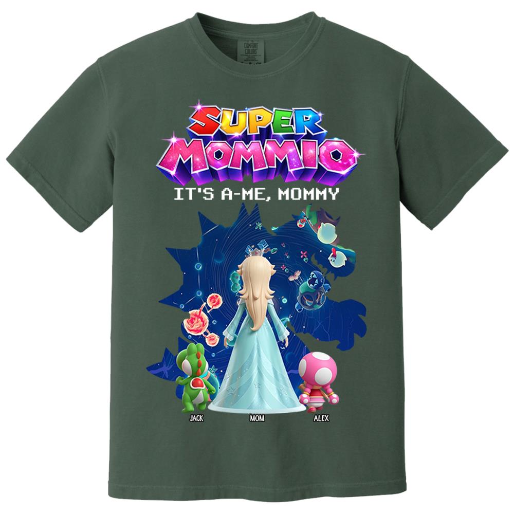 Customized Super Mommio It's A Me, Mommy Shirt, Gift For Mom, Mother's Day L0411 Nh00