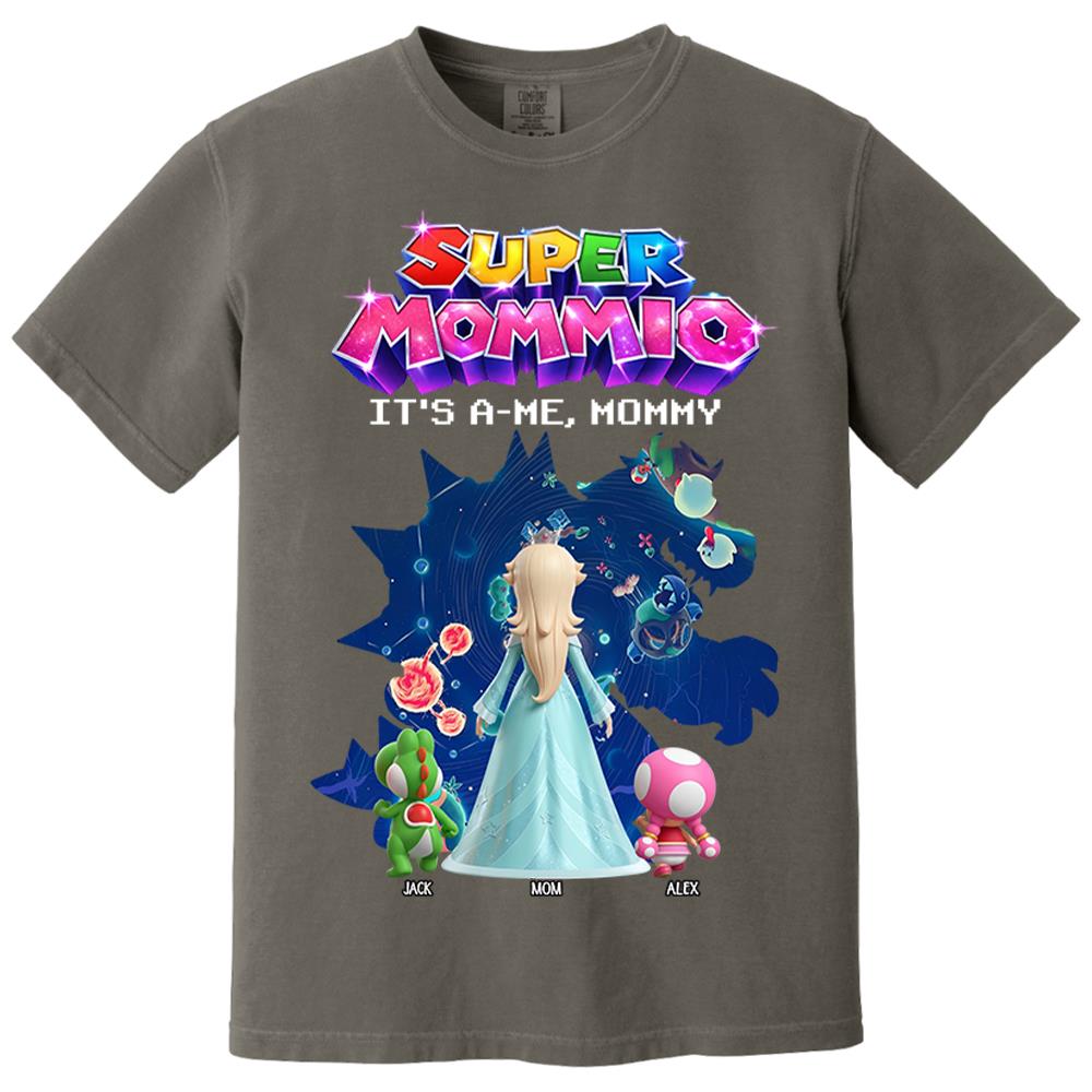 Customized Super Mommio It's A Me, Mommy Shirt, Gift For Mom, Mother's Day L0411 Nh00