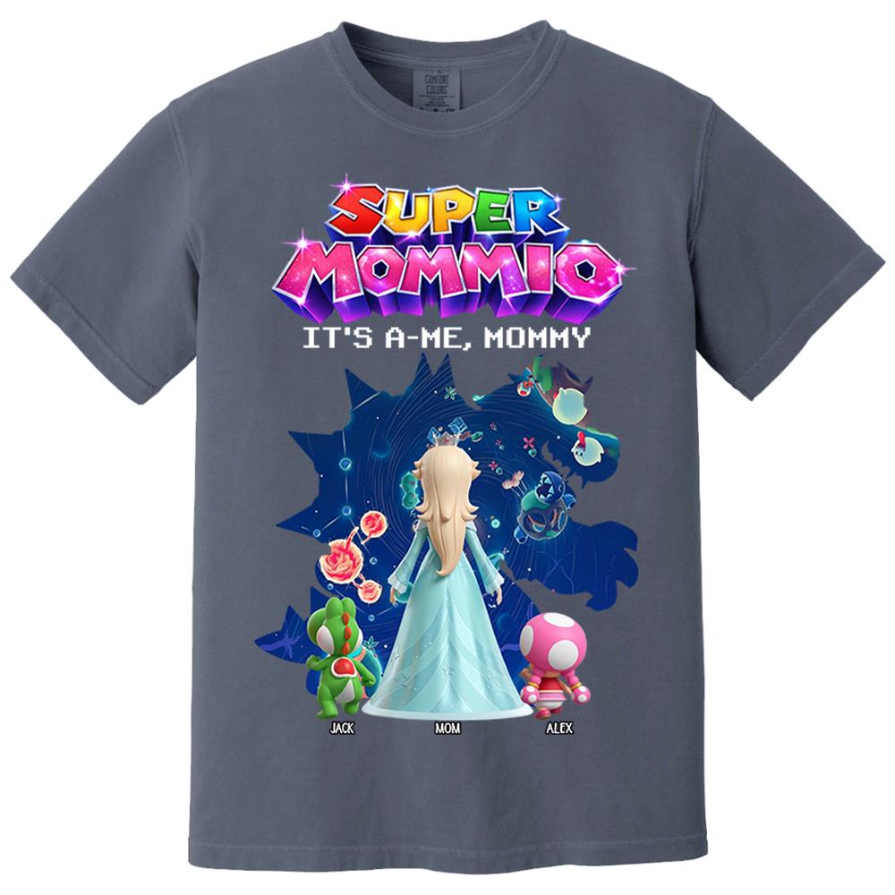 Customized Super Mommio It's A Me, Mommy Shirt, Gift For Mom, Mother's Day L0411 Nh00