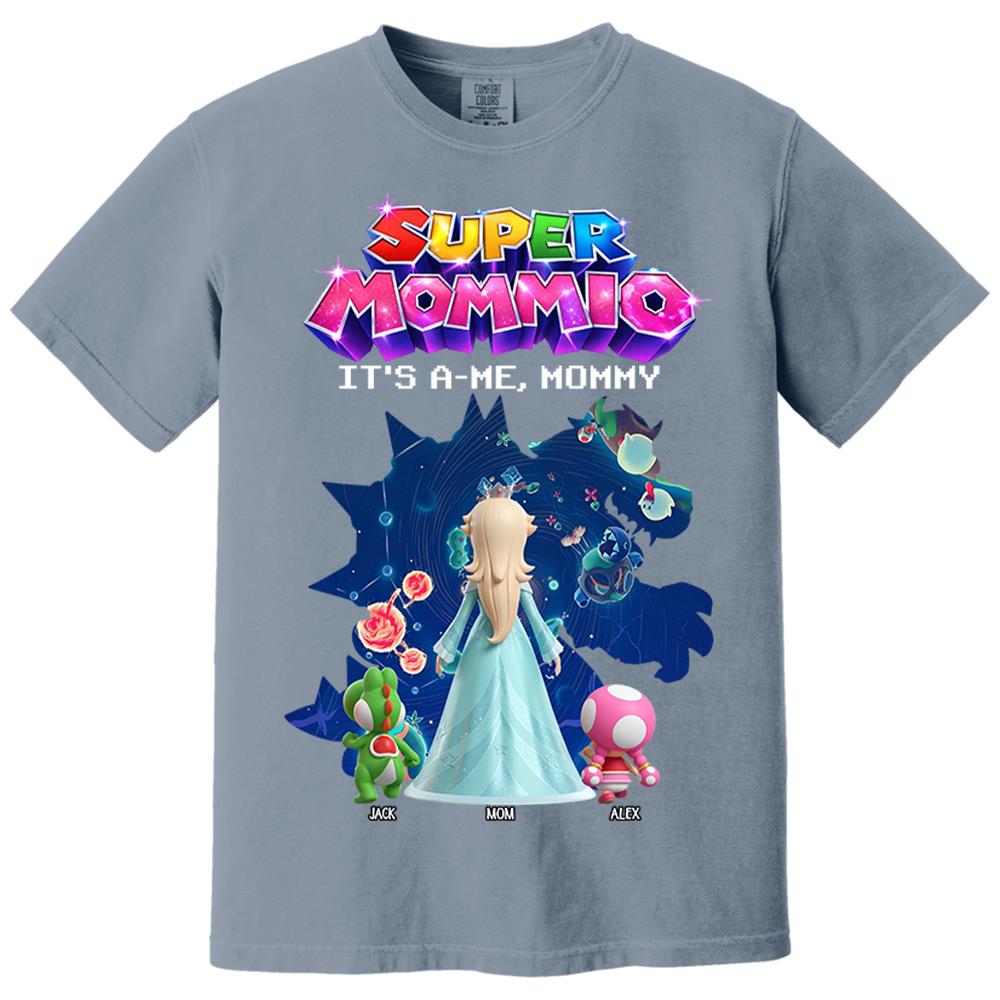 Customized Super Mommio It's A Me, Mommy Shirt, Gift For Mom, Mother's Day L0411 Nh00