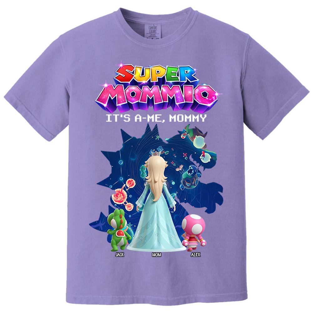 Customized Super Mommio It's A Me, Mommy Shirt, Gift For Mom, Mother's Day L0411 Nh00