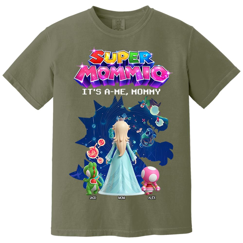 Customized Super Mommio It's A Me, Mommy Shirt, Gift For Mom, Mother's Day L0411 Nh00
