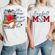 Baseball Mom Shirt, Personalized Baseball Shirt, Gift For Baseball Lover Vr2 Tu24