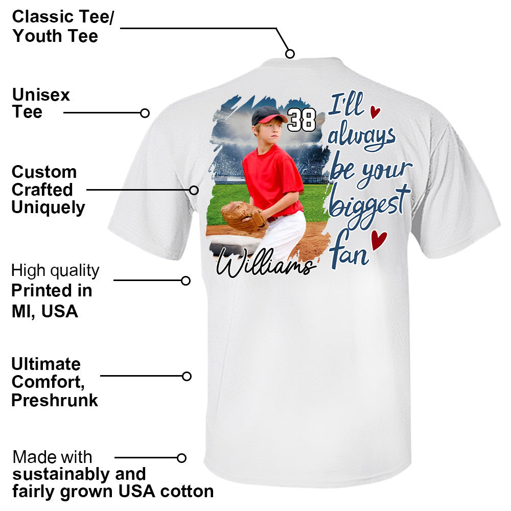 Baseball Mom Shirt, Personalized Baseball Shirt, Gift For Baseball Lover Vr2 Tu24