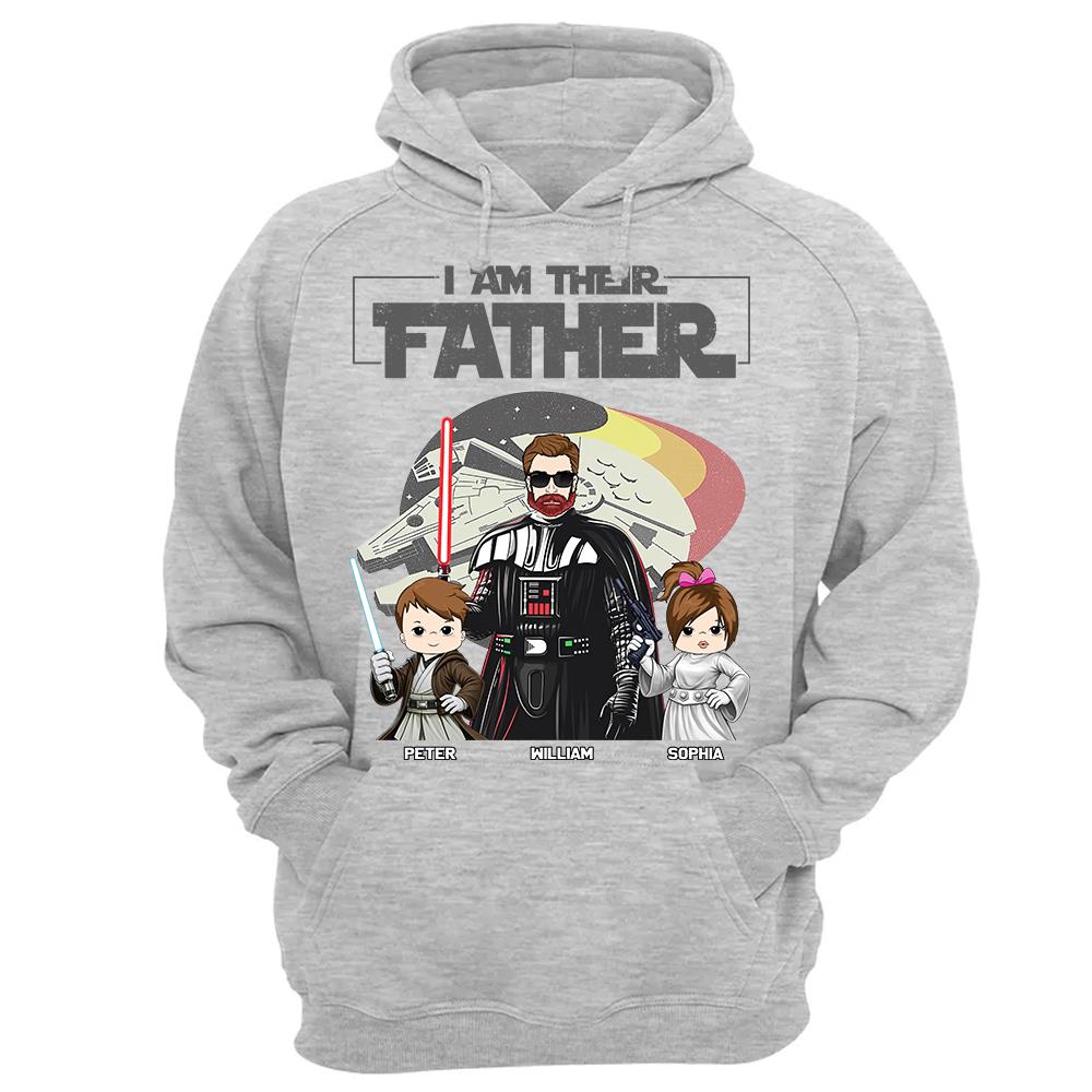 I Am Their Father - Personalized Shirt For Dad - Custom Gift For Father's Day NA04 Hv01
