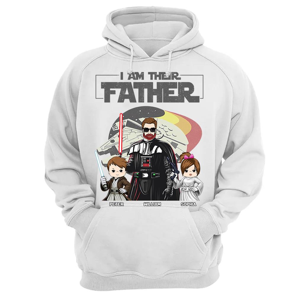 I Am Their Father - Personalized Shirt For Dad - Custom Gift For Father's Day NA04 Hv01