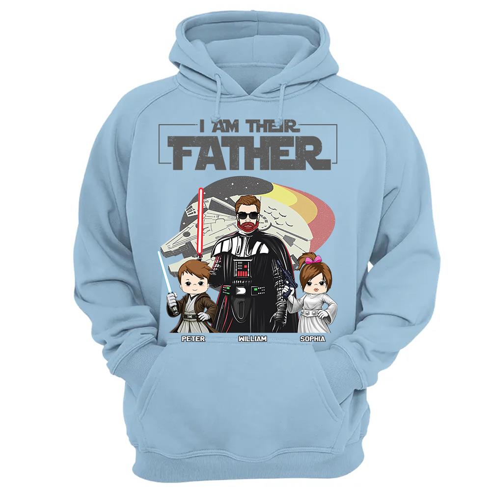 I Am Their Father - Personalized Shirt For Dad - Custom Gift For Father's Day NA04 Hv01