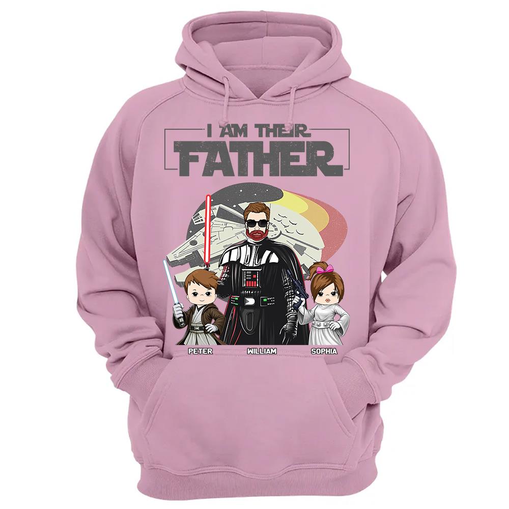 I Am Their Father - Personalized Shirt For Dad - Custom Gift For Father's Day NA04 Hv01